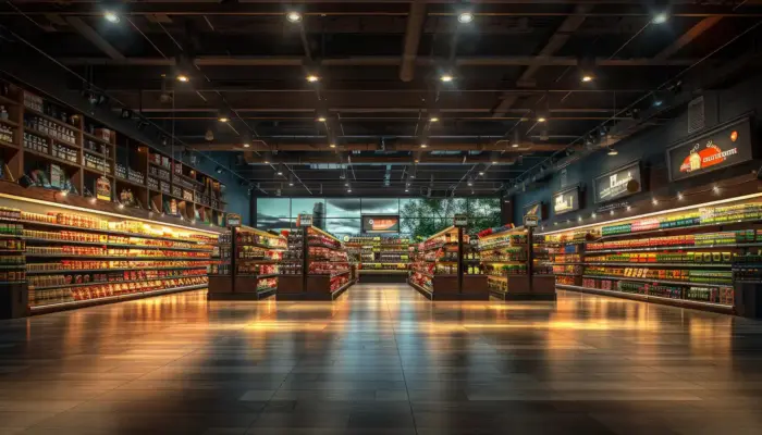 Moderner Supermarkt Moderner Supermarkt