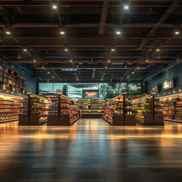 Moderner Supermarkt Moderner Supermarkt