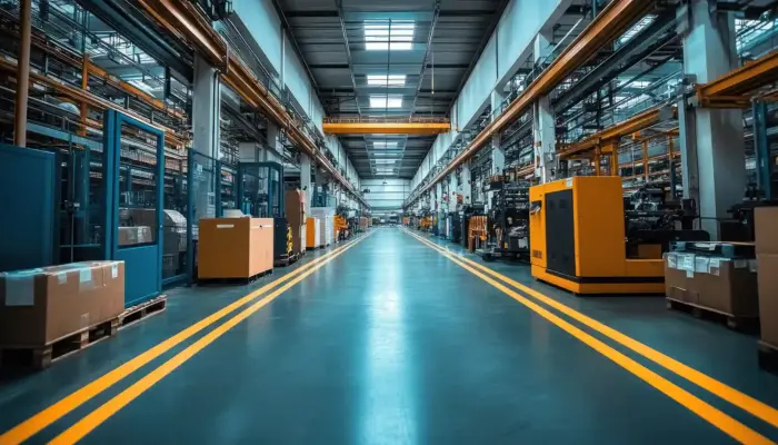 Moderne Fabrik Industrieproduktion