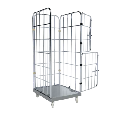 rolltainer® 1650 KU grau, 724 x 815 mm, 4-seitig, Vorderwand, Cr 3, Ladefläche geschlossen (KB4A70461650CS04201H)